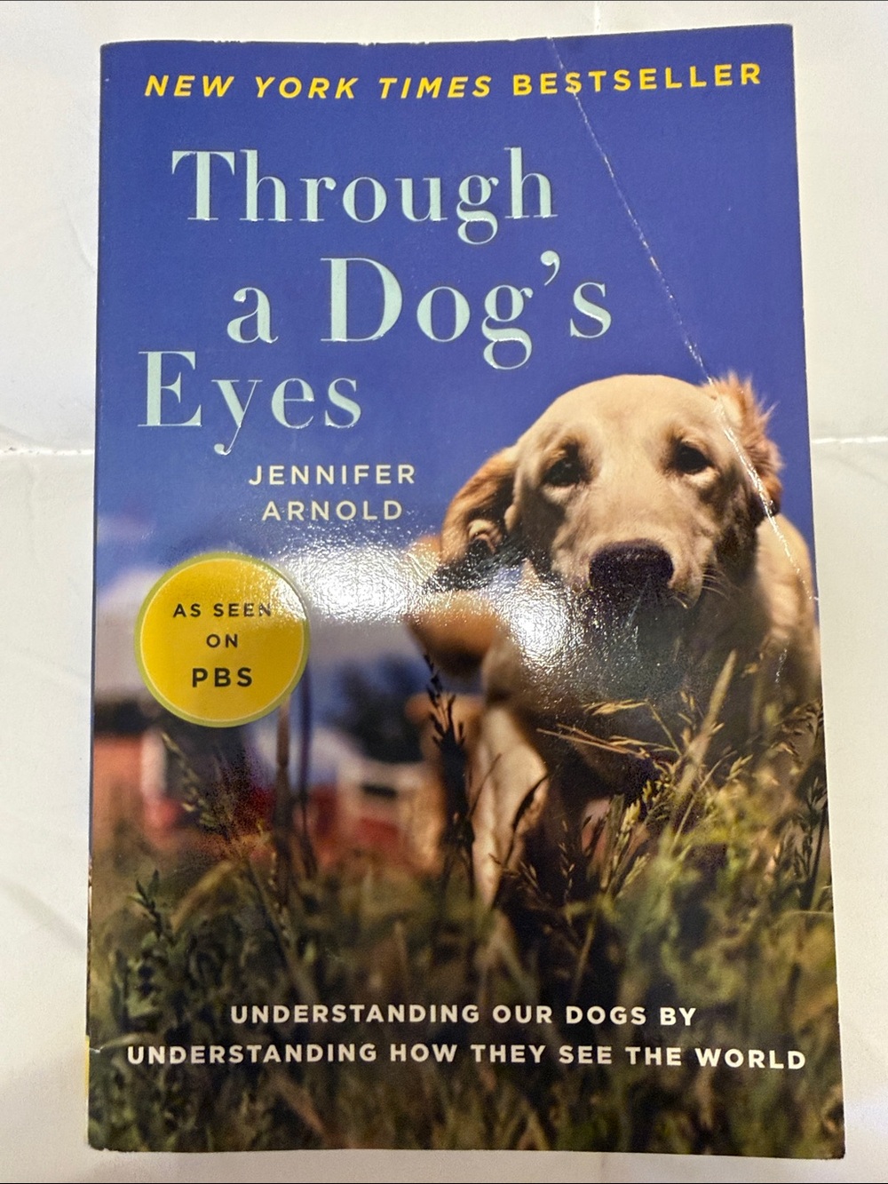 Through a Dog's Eyes by Jennifer Arnold - Blue Cover